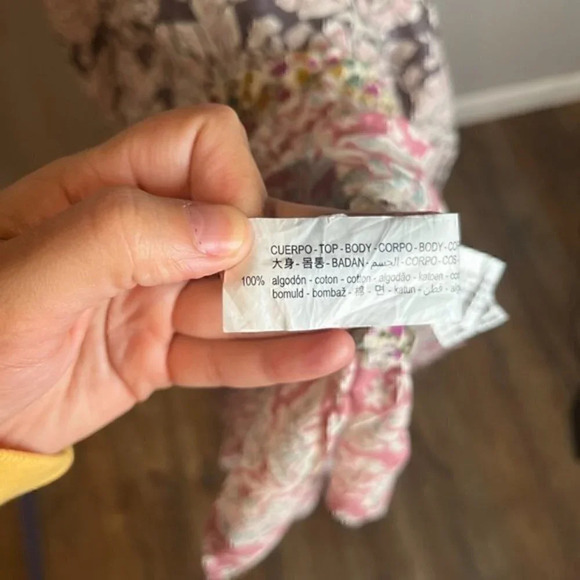 Zara floral patterned peasant dress - Picture 4 of 5